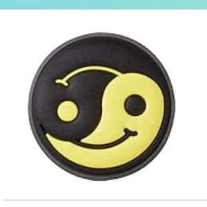 🎀20 for $15🎀 Crocs Jibbitz ying yang smile